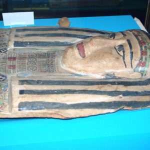 Ancient Egyptian mummy board of Nefsekhet from Faiyum Gurob or Illahun dated 380 – 250 BC