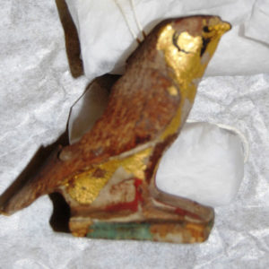 Ancient Egyptian model hawk from Faiyum or Abydos dated 664 – 332 BC