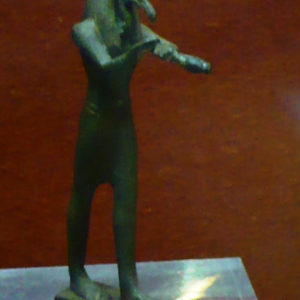 Ancient Egyptian Thoth figurine from Saqqara dated 664 – 332 BC