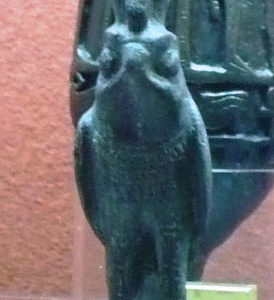 Ancient Egyptian hawk figurine from Saqqara dated 664 – 332 BC