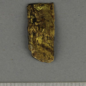 Ancient Egyptian cartonnage fragment from Dandara