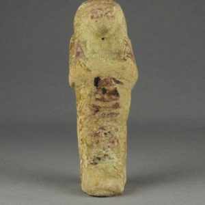 Ancient Egyptian shabti from Abydos dated 1069 – 664 BC