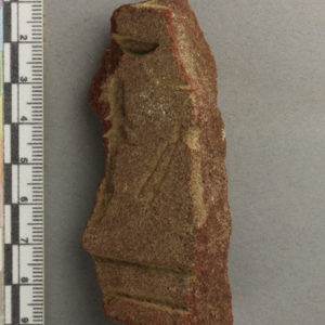 Ancient Egyptian inscribed red quartzite fragment from Amarna dated 1550 – 1295 BC