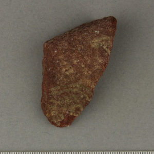 Ancient Egyptian inscribed red quartzite fragment from Amarna dated 1550 – 1295 BC