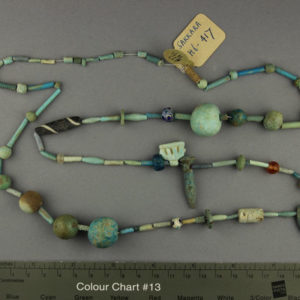 Ancient Egyptian string of beads from Saqqara