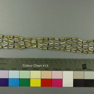 Ancient Egyptian faience net fragment