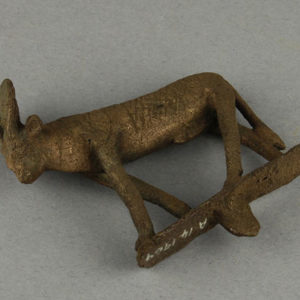Ancient Egyptian Apis bull figurine from Saqqara dated 664 – 332 BC