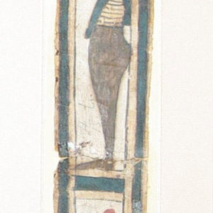 Ancient Egyptian panel from mummy case from Atfih Maidum dated 332 BC – AD 395