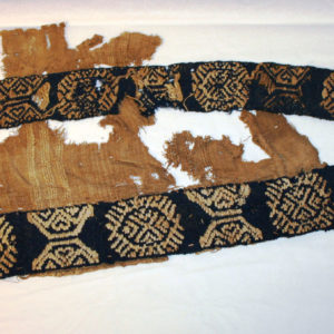 Ancient Egyptian textile fragment from Illahun dated AD 395 – 642