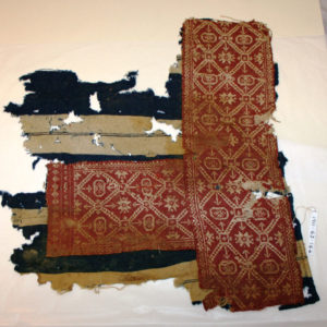 Ancient Egyptian textile fragment from Illahun dated AD 395 – 642