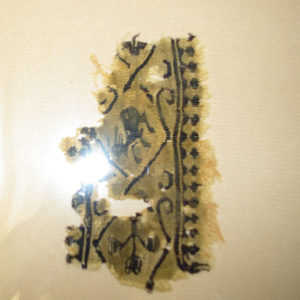 Ancient Egyptian wool fragment from Antinoe dated AD 395 – 642