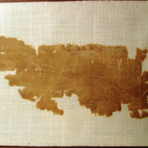 Ancient Egyptian linen fragment from Amarna dated 1550 – 1069 BC