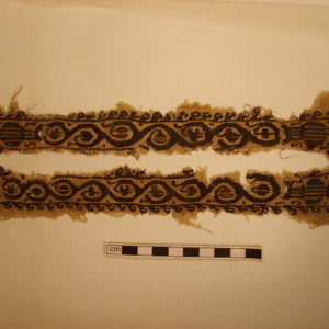 Ancient Egyptian textile fragment from Oxyrhynchus dated AD 395 – 642