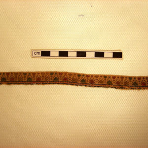 Ancient Egyptian textile fragment from Oxyrhynchus dated AD 395 – 642