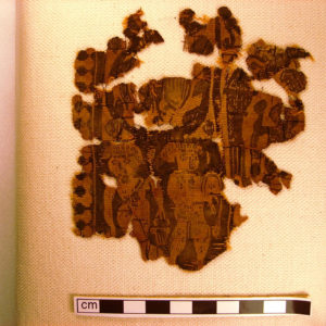 Ancient Egyptian textile fragment from Oxyrhynchus dated AD 395 – 642