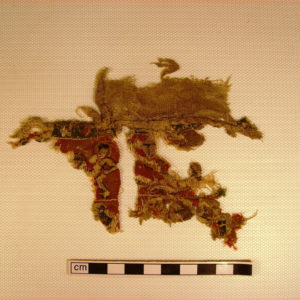 Ancient Egyptian textile fragment from Oxyrhynchus dated AD 395 – 642