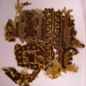 Ancient Egyptian textile fragment from Oxyrhynchus dated AD 395 – 642