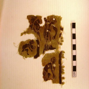 Ancient Egyptian textile fragment from Oxyrhynchus dated AD 395 – 642