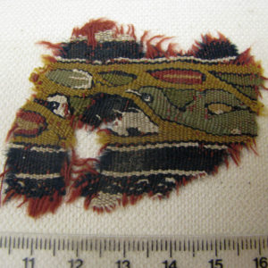 Ancient Egyptian textile fragment from Oxyrhynchus dated AD 395 – 642