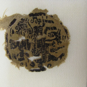 Ancient Egyptian textile fragment from Oxyrhynchus dated AD 395 – 642