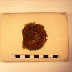 Ancient Egyptian textile fragment from Oxyrhynchus dated AD 395 – 642