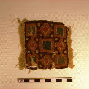 Ancient Egyptian textile fragment from Oxyrhynchus dated AD 395 – 642