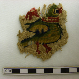 Ancient Egyptian textile fragment from Oxyrhynchus dated AD 395 – 642