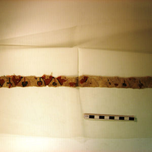 Ancient Egyptian textile fragment from Oxyrhynchus dated AD 395 – 642