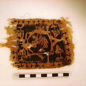 Ancient Egyptian textile fragment from Oxyrhynchus dated AD 395 – 642