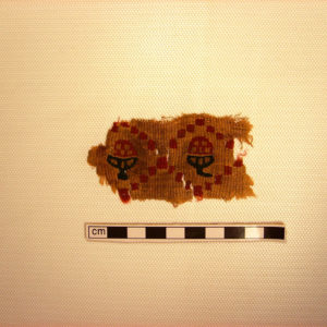 Ancient Egyptian textile fragment from Oxyrhynchus dated AD 395 – 642