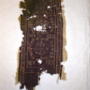 Ancient Egyptian textile fragment from Faiyum dated AD 395 – 642