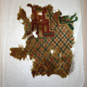 Ancient Egyptian wool fragment from Faiyum dated AD 395 – 642