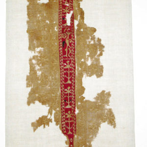 Ancient Egyptian textile fragment from Faiyum dated AD 395 – 642