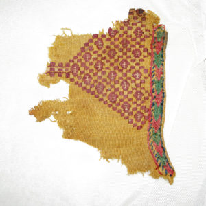 Ancient Egyptian textile fragment from Faiyum dated AD 395 – 642