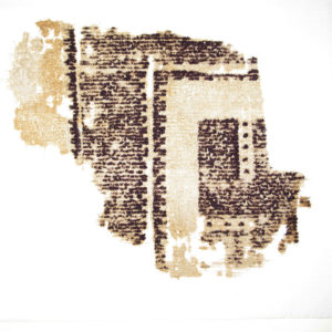 Ancient Egyptian textile fragment from Faiyum dated AD 395 – 642