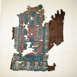 Ancient Egyptian textile fragment from Faiyum dated AD 395 – 642