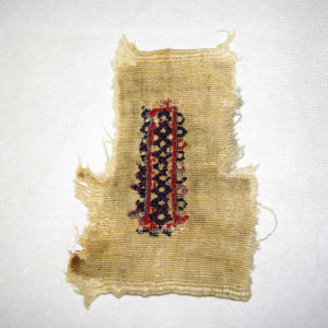 Ancient Egyptian wool fragment from Faiyum dated AD 395 – 642