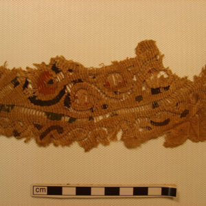 Ancient Egyptian textile fragment from Karanis dated 30 BC – AD 395