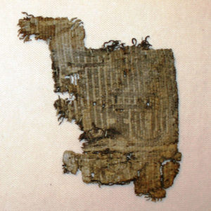 Ancient Egyptian textile fragment from Karanis dated 30 BC – AD 395