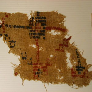 Ancient Egyptian textile fragment from Hawara or Illahun
 dated AD 395 – 642