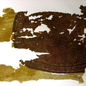 Ancient Egyptian textile fragment from Hawara or Illahun
 dated AD 395 – 642