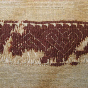 Ancient Egyptian linen fragment from Hawara dated AD 395 – 642