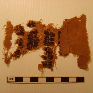 Ancient Egyptian textile fragment from Hawara or Illahun
 dated AD 395 – 642