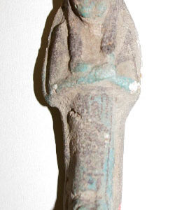 Ancient Egyptian shabti from Abydos dated 1069 – 332 BC