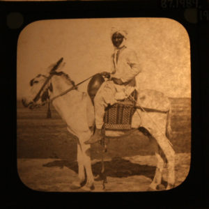 Supporting material glass lantern slide from Nubia Sudan dated AD 1900s