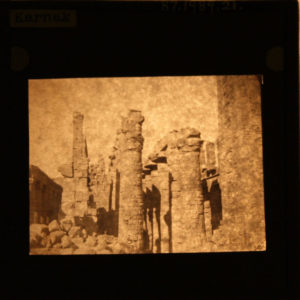 Supporting material glass lantern slide from Nubia Sudan dated AD 1900s