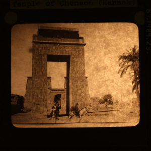 Supporting material glass lantern slide from Nubia Sudan dated AD 1900s