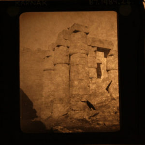 Supporting material glass lantern slide from Nubia Sudan dated AD 1900s