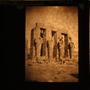 Supporting material glass lantern slide from Nubia Sudan dated AD 1900s