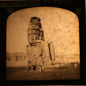 Supporting material glass lantern slide from Nubia Sudan dated AD 1900s